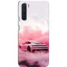Чохол з авто Порше для OnePlus Nord – Рожевий Порше