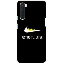 Чохол з логтипом Найк на OnePlus Nord (Nike just do it)