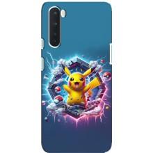Чохол з Пікачу на OnePlus Nord – Лого Пікачу