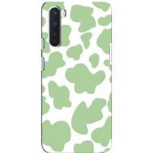 Чехол с принтом коровы на ВанПлас Норд – Зеленый принт