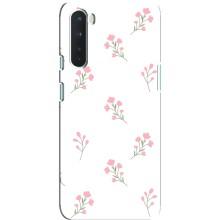 Чохол з розовим принтом для OnePlus Nord – Рожеві квіти
