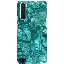 Мраморний чехол на OnePlus Nord (VPrint) (Зелений мрамор)