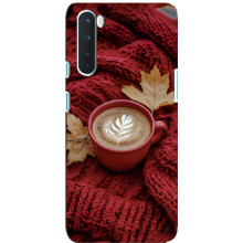 Чехол с уникальным дизайном «Осень с кофе» для OnePlus Nord – Кофе на пледе
