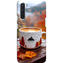 Чехол с уникальным дизайном «Осень с кофе» для OnePlus Nord – Кофе на природе