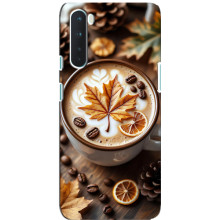 Чехол с уникальным дизайном «Осень с кофе» для OnePlus Nord – Пряный кофе