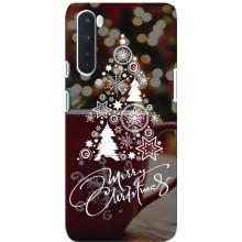 Різдвяні Чохли для OnePlus Nord (VPrint) (Ялинка яскрава)