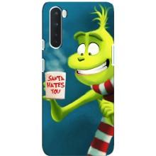 Різдвяні Чохли для OnePlus Nord (VPrint) (Зелений Грінч)