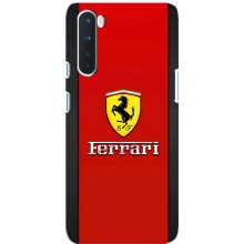 Силиконовый бампер с картинкой машины на OnePlus Nord – Ferrari Logo