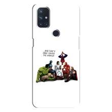 Чехлы для OnePlus Nord 10 5G (Для Христиан) – Иисус супергерой