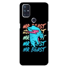 Чехлы Мистер Бист для ВанПлас Норд 10 5Джи – logo Mr beast