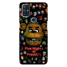 Чехлы Пять ночей с Фредди для ВанПлас Норд 10 (5G) – Freddy