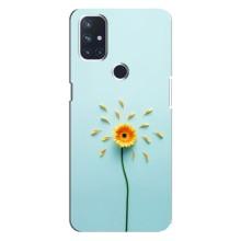 Чохли з квітами для OnePlus Nord 10 5G (VPrint) (Жовта квітка)
