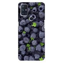 Чехлы с Фруктами для OnePlus Nord 10 5G (VPrint) (Ежевика)
