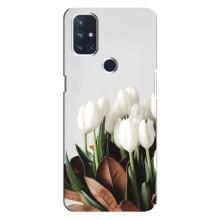 Чехлы с картинкой (Тюльпаны) на ВанПлас Норд 10 (5G) (Букет тюльпанов)