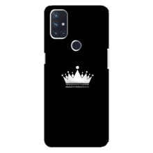 Чохол (Корона на чорному фоні) для ВанПлас Норд 10 (5G) (Біла корона)