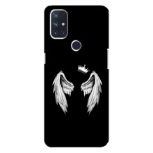 Чохол (Корона на чорному фоні) для ВанПлас Норд 10 (5G) (Крила і корона)