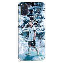 Чехол Месси футболист для OnePlus Nord 10 5G (Месси в Аргентине)