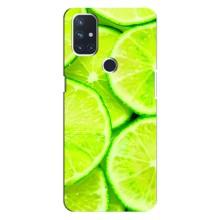 Чехол с изображением  вкусной еды для OnePlus Nord 10 5G – Лайм