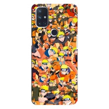 Чохли з принтом НАРУТО на OnePlus Nord 10 5G (Коллаж Наруто)