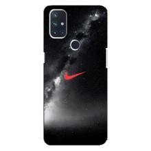 Чехол для OnePlus Nord 10 5G - с принтом Найк (AlphaPrint) (Найк красный)