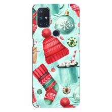 Чехол Санта Клаус для OnePlus Nord 10 5G – Одежда