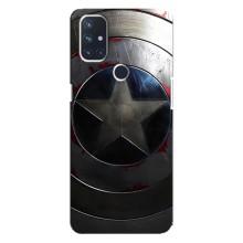 Чохол с Щітом Капітана Америки на OnePlus Nord 10 5G – Ретро Щит Капітана