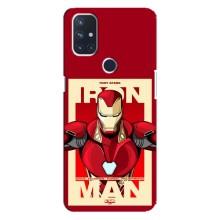 Чехол Супергерой Железный человек на OnePlus Nord 10 5G – Iron man
