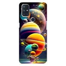 Чехол (ТПУ) с планетами на OnePlus Nord 10 5G – Солнечна система