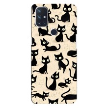 Чехол с рисунком кот на OnePlus Nord 10 5G