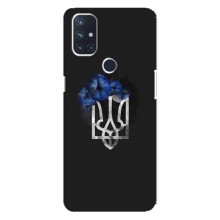 Чехол с украинским гербом на OnePlus Nord 10 5G – Герб с цветком