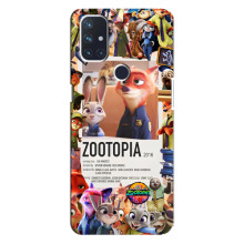 Чехол Зоотрополіс на OnePlus Nord 10 5G – Коллаж Зоо