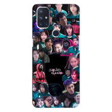 Чехол Гра в кальмара для OnePlus Nord 10 5G – Коллаж игры кальмара