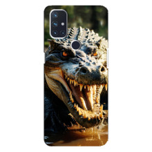 Чехол с картинкой «Хищники» для OnePlus Nord 10 5G – Крокодил