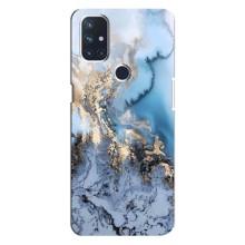 Мраморный чехол на OnePlus Nord 10 5G (VPrint) (Нежный мрамор)