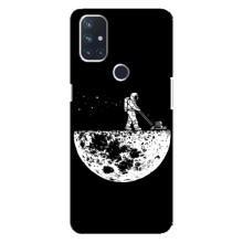 Силиконовый Чехол с принтом "Космонавты" на OnePlus Nord 10 5G – Космонавт