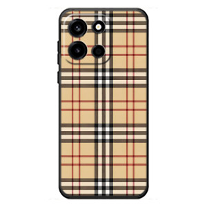 Чехол с Брендами одежды на ВанПлюс Турбо 6 (Burberry стиль)