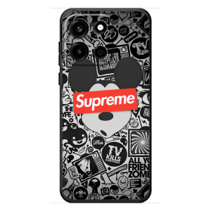 Чехол с Брендами одежды на ВанПлюс Турбо 6 (Supreme Маус)