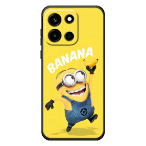 Мультяшный принт на Чехол для ВанПлюс Турбо 6 (Banana)