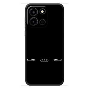 Силиконовый бампер с картинкой машины на OnePlus Turbo 6 (Силует Audi)