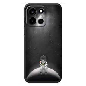 Силиконовый Чехол с принтом "Космонавты" на OnePlus Turbo 6 (Космонавт романтик)