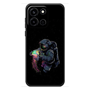 Силиконовый Чехол с принтом "Космонавты" на OnePlus Turbo 6 (В руках земля)