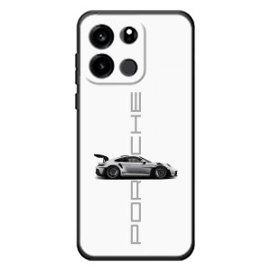 Чехол с авто Порше для OnePlus Turbo 6V – белый Порше