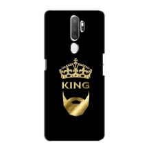 Чехол (Корона на чёрном фоне) для Оппо А11 – KING