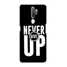 Силіконовый Чохол на Oppo A11 з картинкою НАЙК – Never Give UP