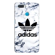 Чехлы Адидас для OPPO A12 (AlphaPrint) (Адидас на мраморе)