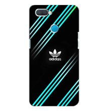 Чехлы Адидас для OPPO A12 (AlphaPrint) (Адидас с полосами)