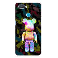 Чехлы для OPPO A12 - Bearbrick Louis Vuitton (PREMIUMPrint) (Яркий Bearbrick)