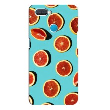 Чехлы с Фруктами для OPPO A12 (VPrint) (Грейпфрут)