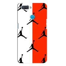 Чехлы для OPPO A12 - с картинкой JORDAN (AlphaPrint) (Лого Джордан)