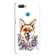 Чехлы с картинкой Лисички для OPPO A12 (VPrint) (Веселая лисичка)